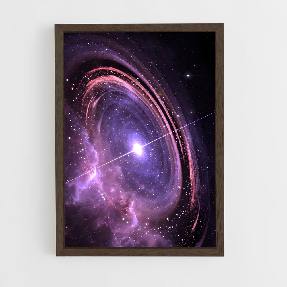 Poster Solar system tourbillonnante – affiche Système solaire (vue 5)